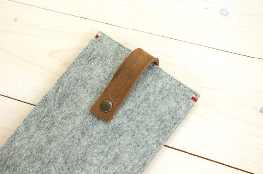 Kobo Aura Kindle Ereader Hoes - Classic Case series Leather Closure - Gray