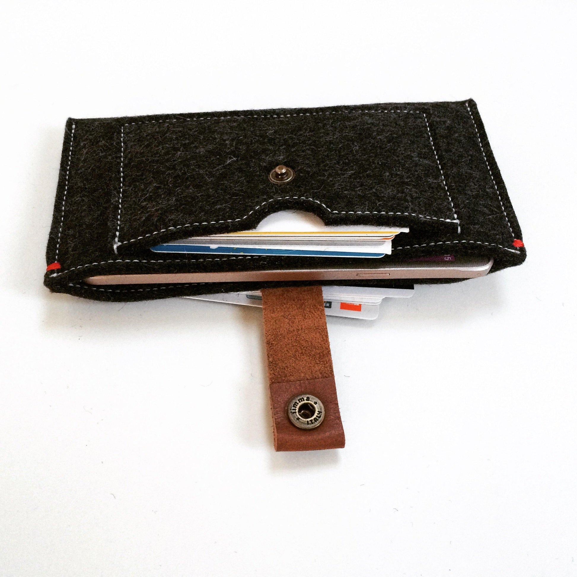 Fairphone vilten wallet - felt wallet - Westerman Bags vilten tassen en hoezen. Dutch Design.