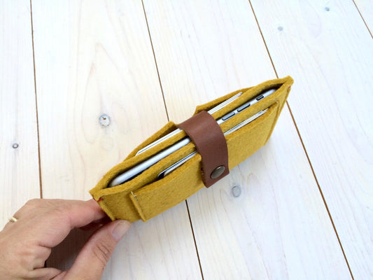 Dutch design iPhone 11 hoesje van vilt duurzaam