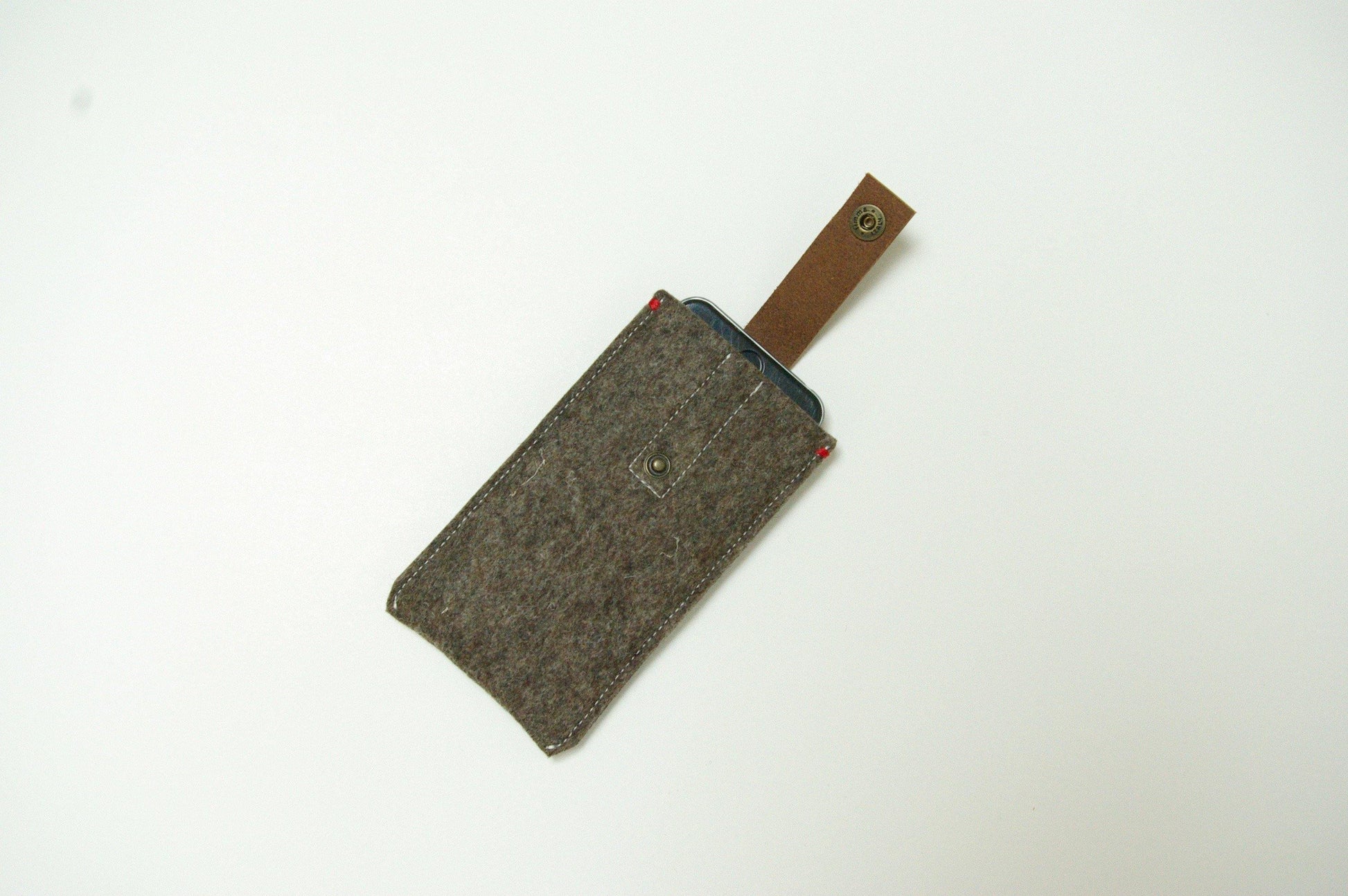 Samsung S8 felt case vilten hoes