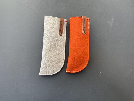 Brillenkoker - eye glasses case - Westerman Bags vilten tassen en hoezen. Dutch Design.