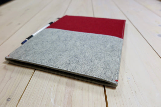 Ipad Pro 129 hoes rood en grijs