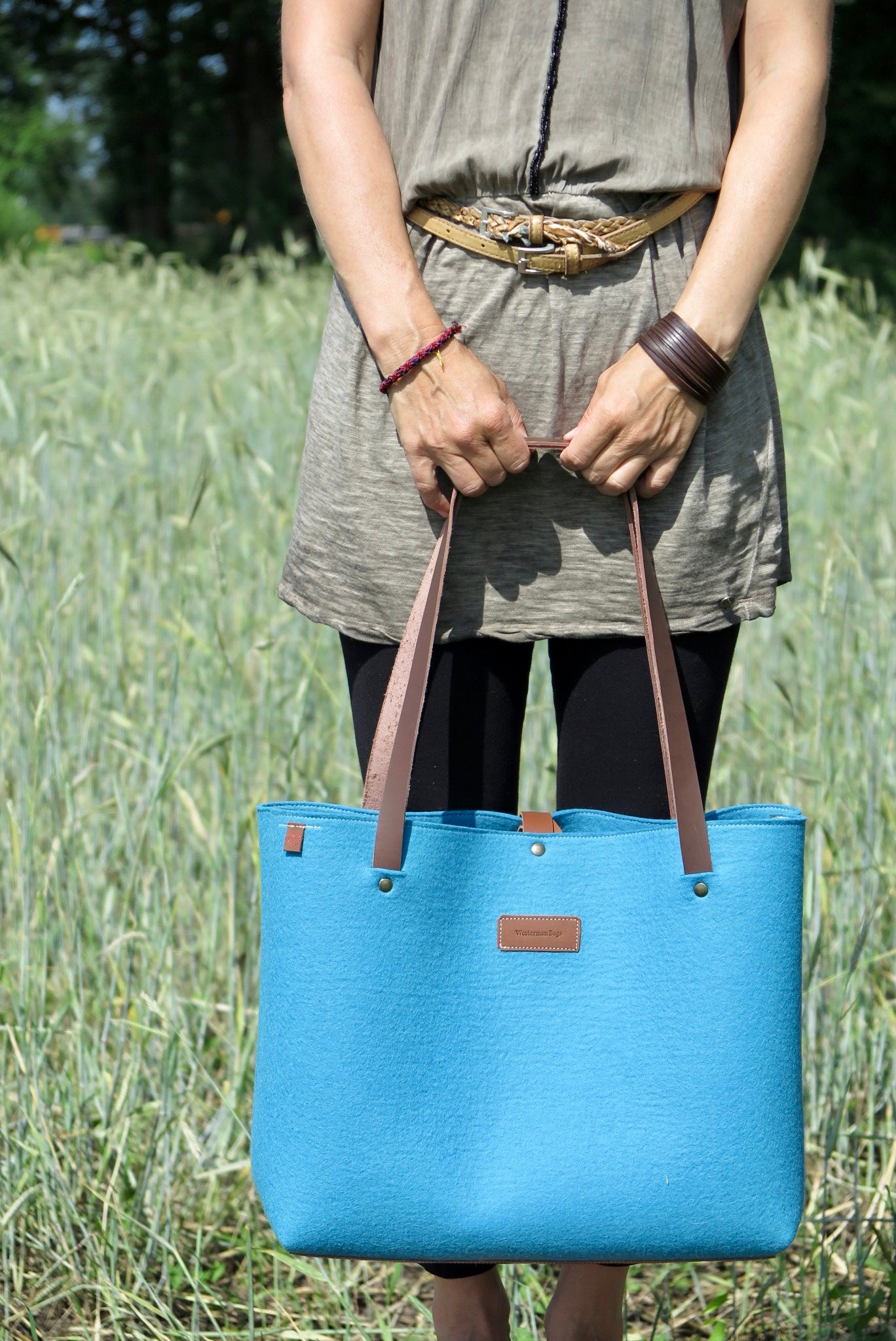 VILTEN TAS extra groot blauw zerowaste