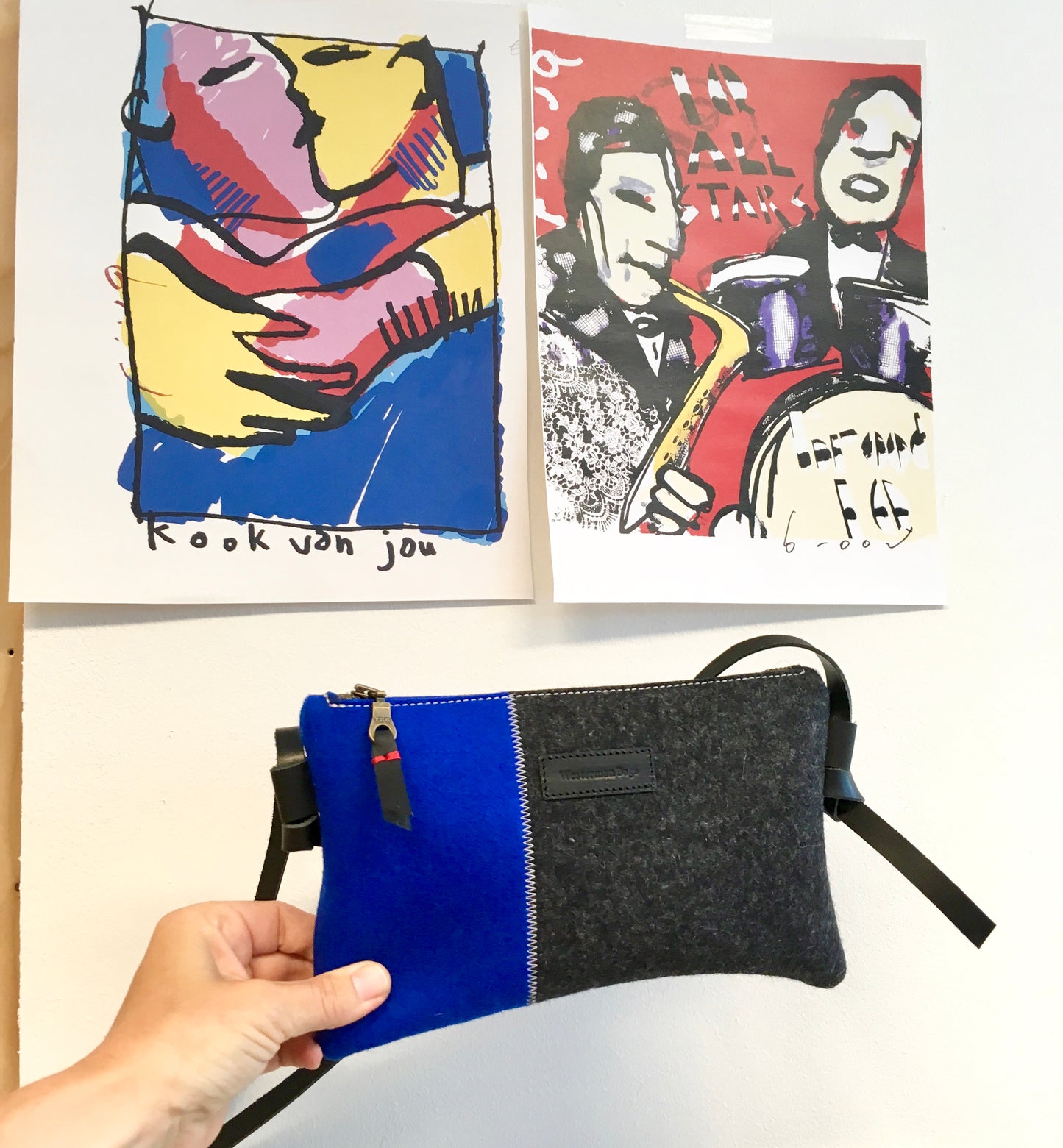 Herman Brood en westerman bags tasje