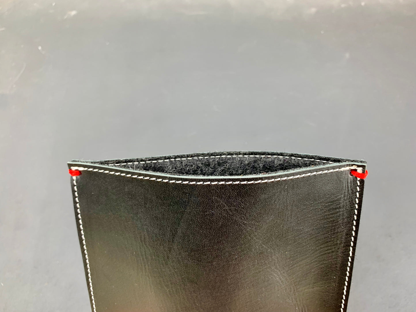 Black leather kobo ereader sleeve case