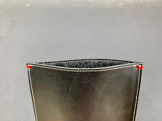 Black leather kobo ereader sleeve case