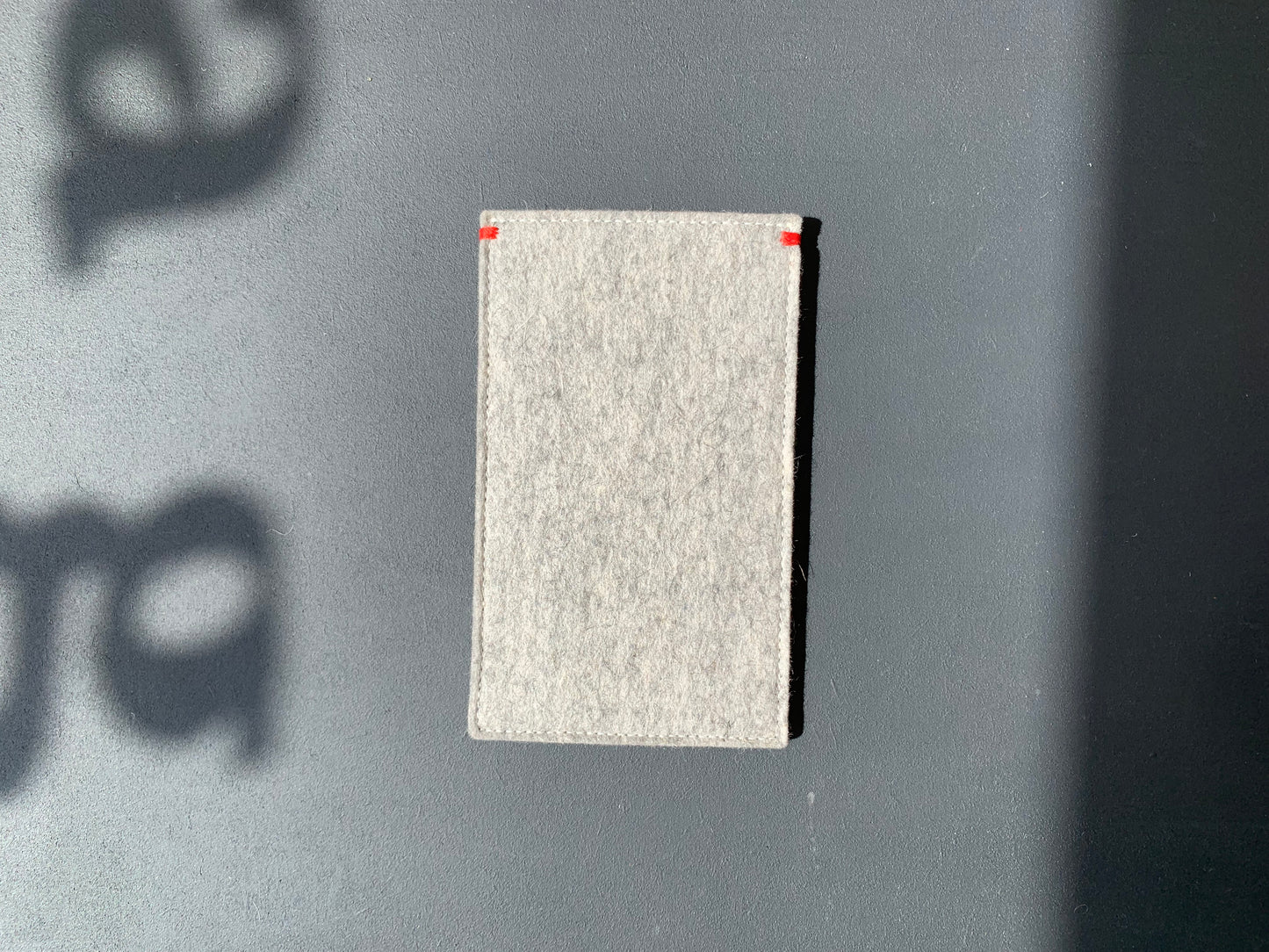 Wool felt iPhone sleeve case made of pure wool