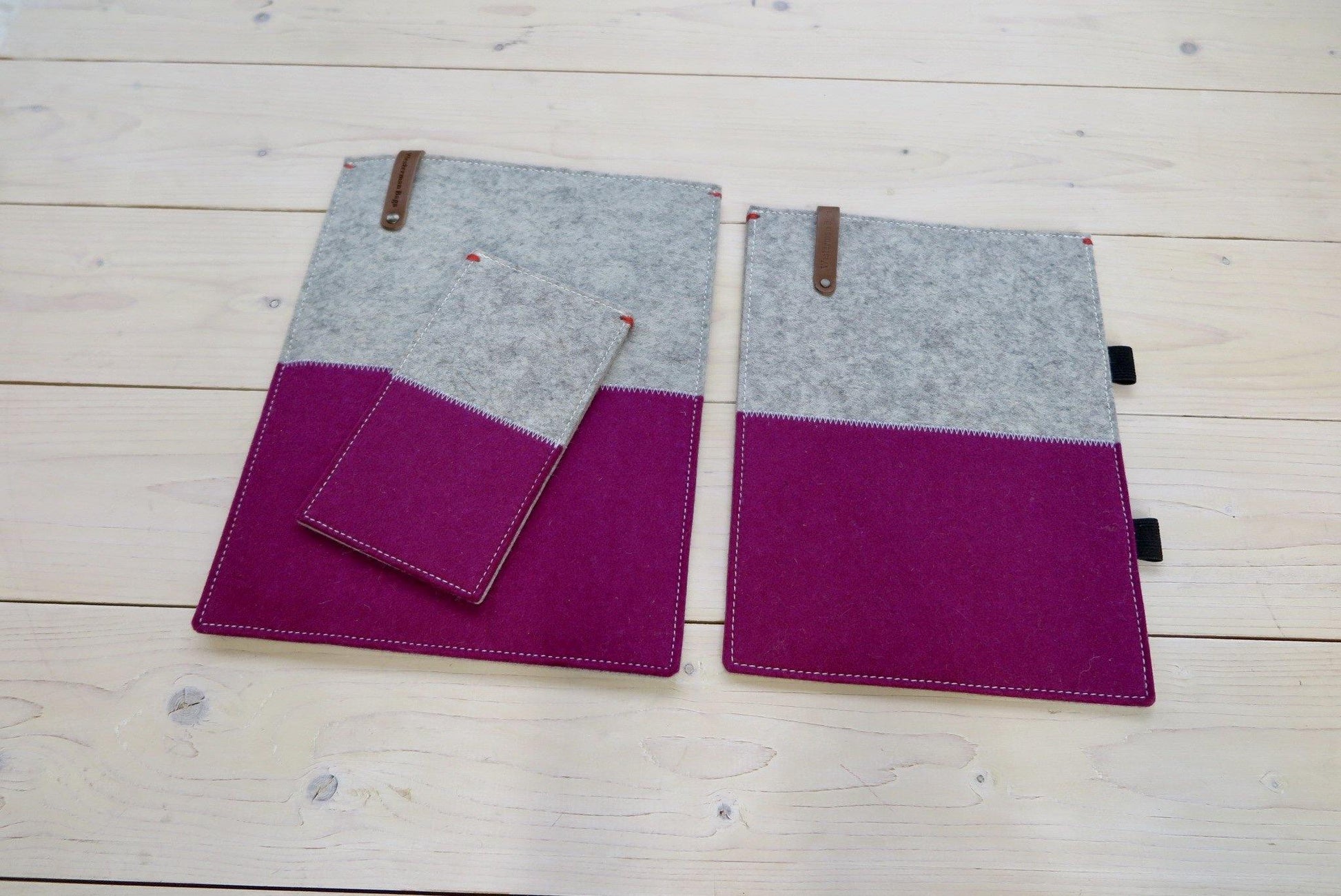 iPad hoes sleeve vilt met Apple Pencil houder holder