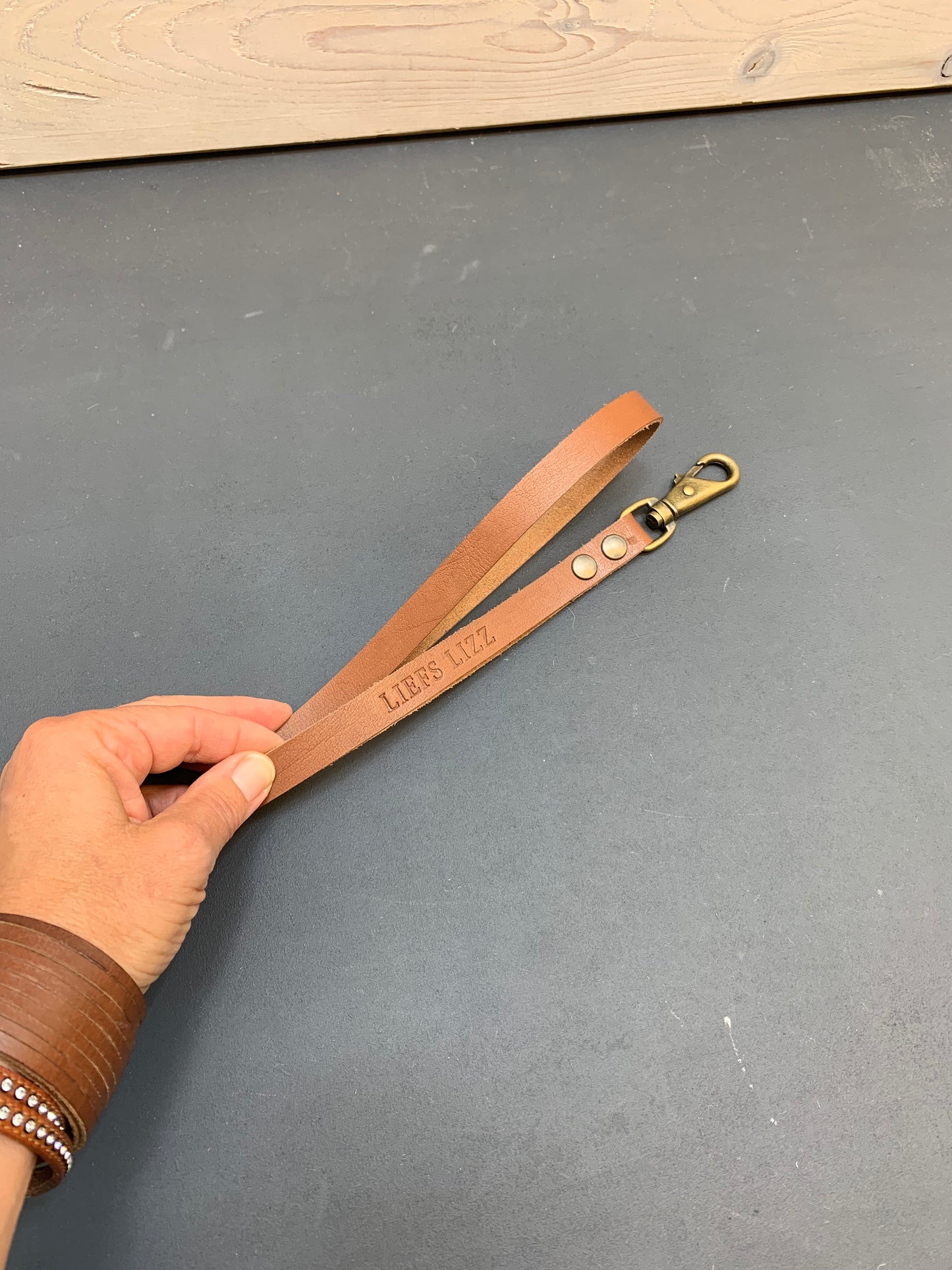 Vanmij - Leather keycord Lanyard