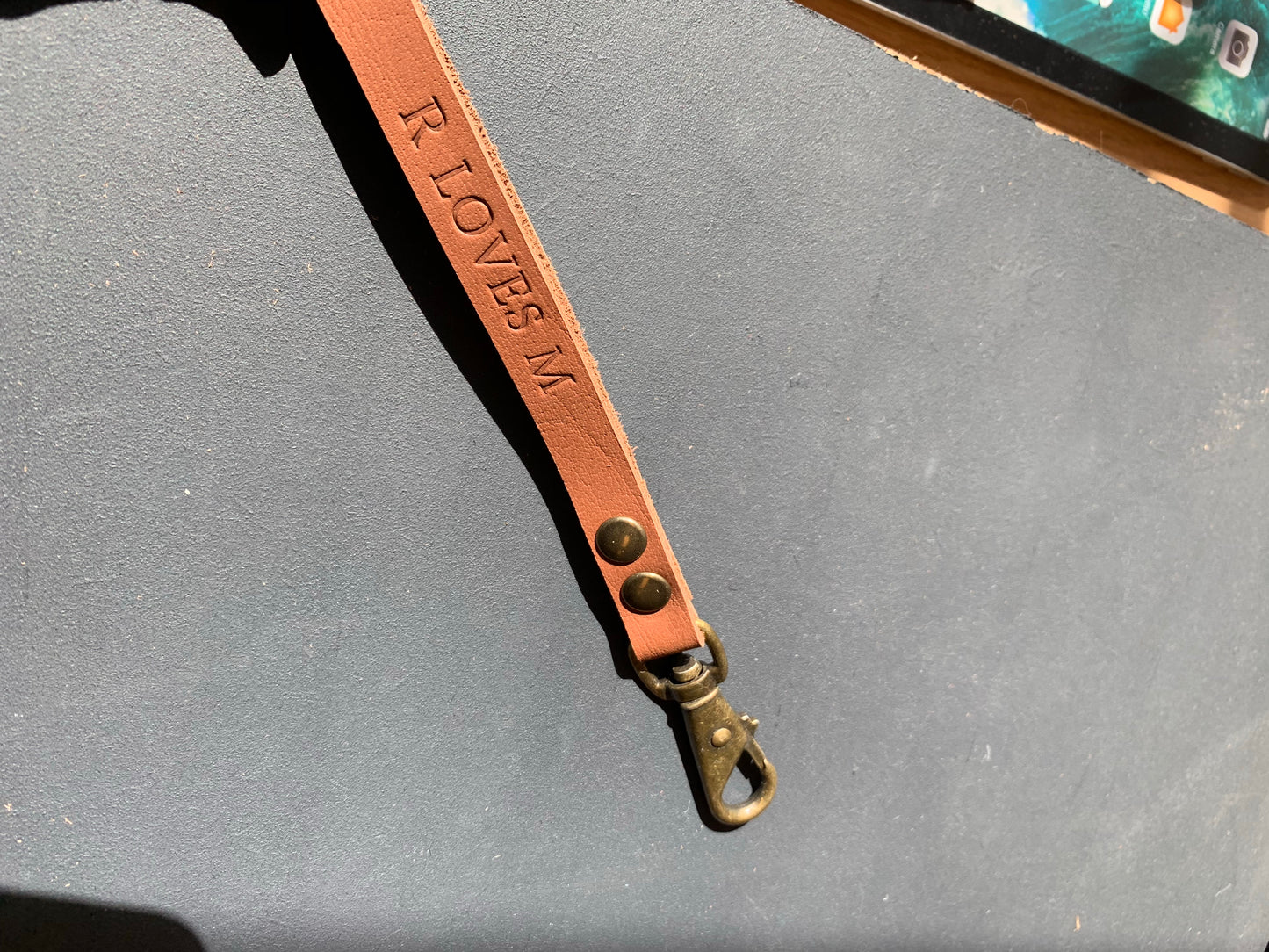 Vanmij - Leather keycord Lanyard