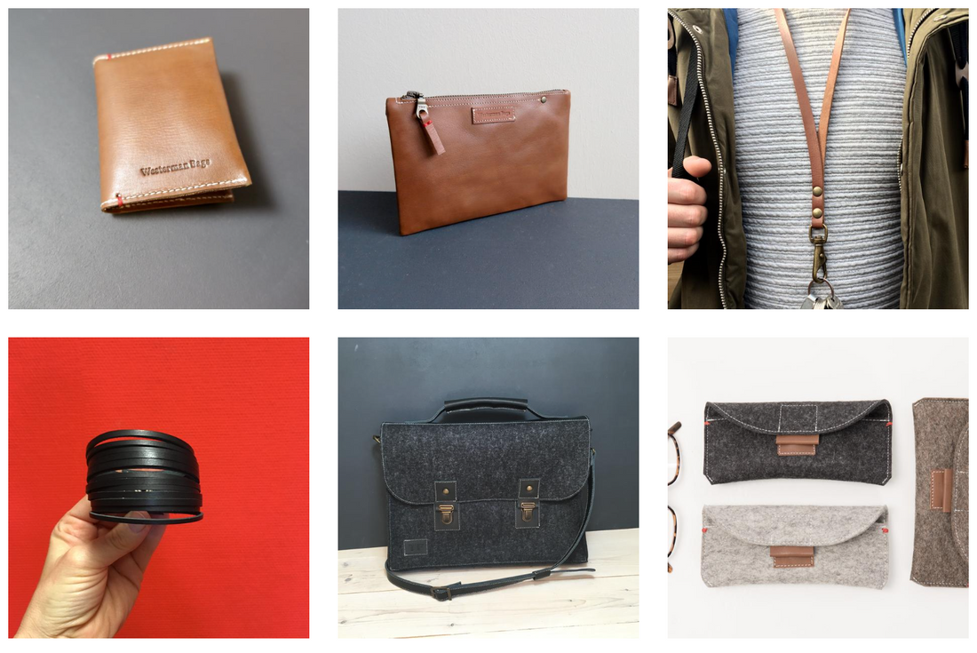 Vaderdag cadeau inspiratie | Fathersday Gift guide | Leather goods - Westerman Bags vilten tassen en hoezen. Dutch Design.