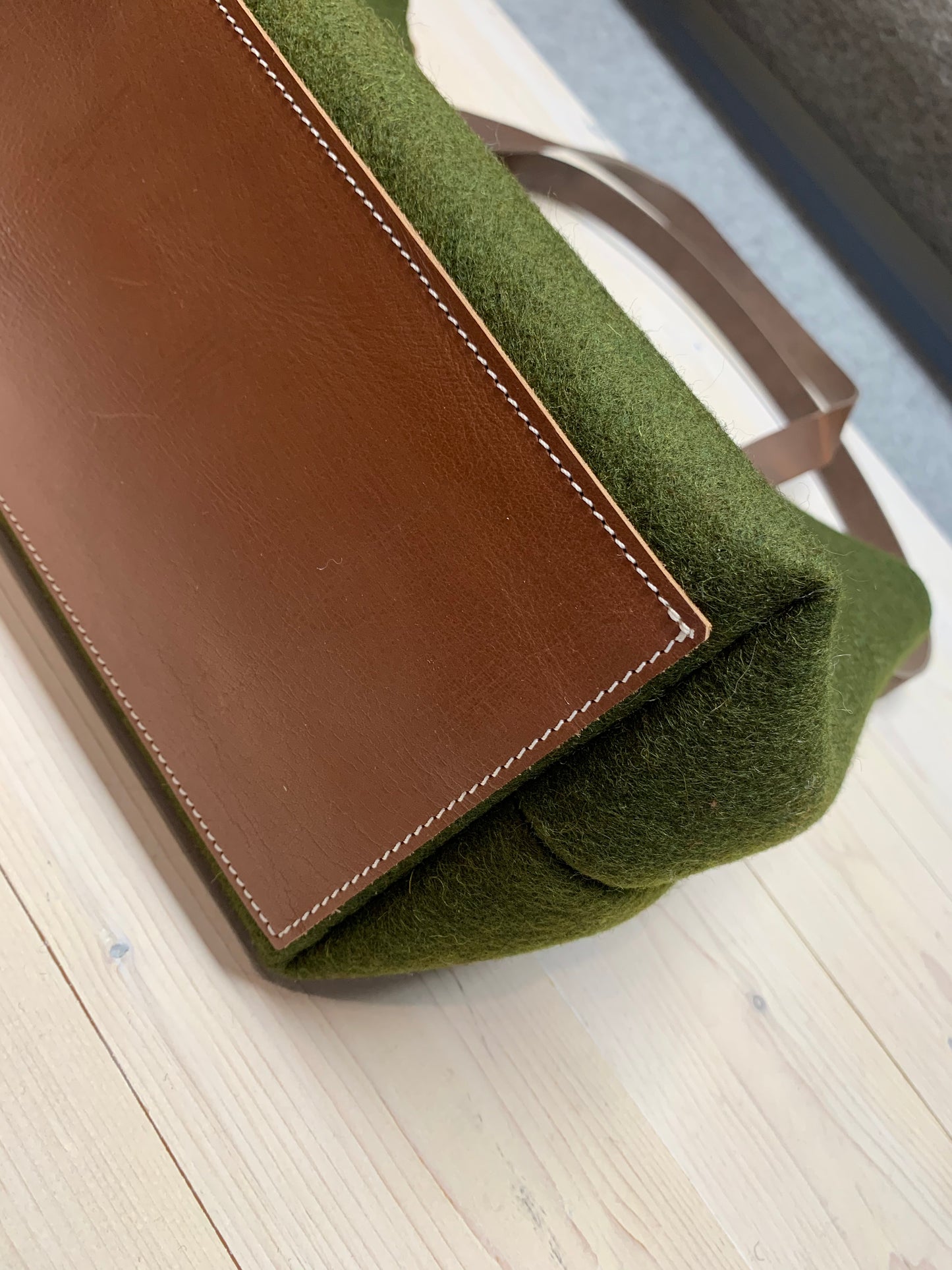 Grift XL bag felt - Anthracite - With zipper