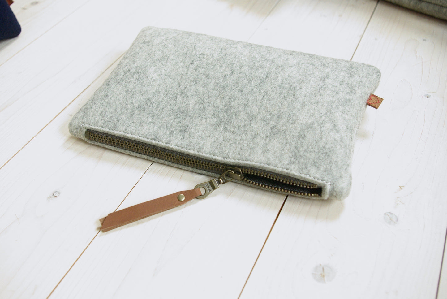 Minimalist pencil case etui met rits