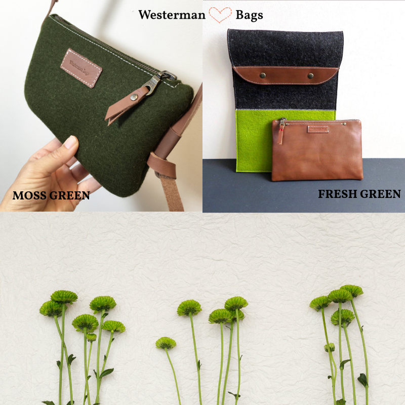 Vilten tas van Westerman bags - pure wol en duurzaam ontwerp