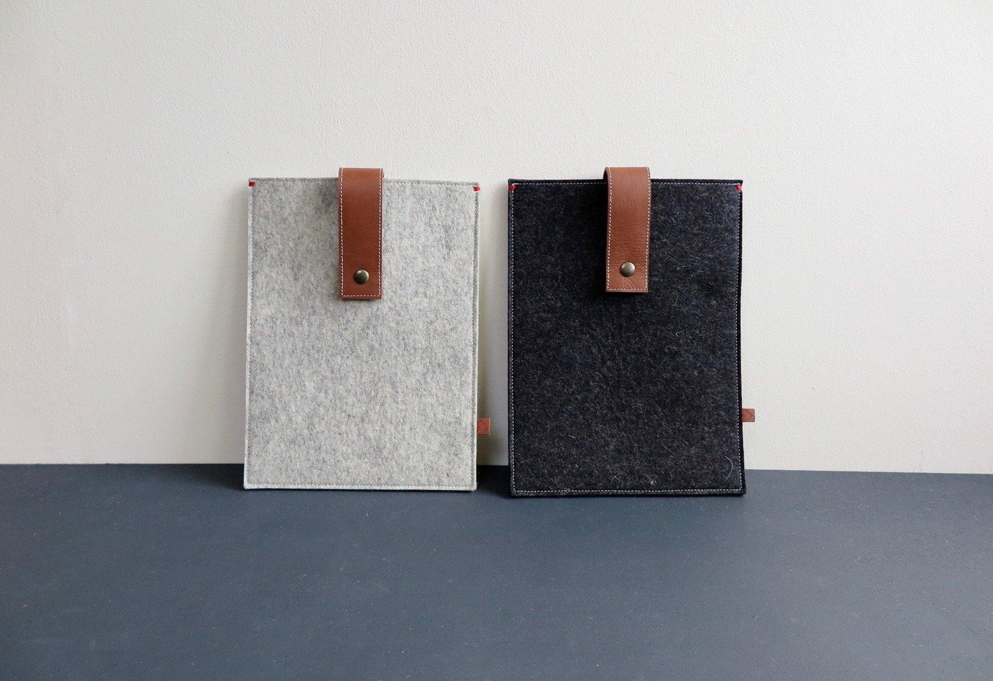 CLASSIC CASE van vilt en leer voor Ipad Pro | Mini | Air - Westerman Bags vilten tassen en hoezen. Dutch Design.