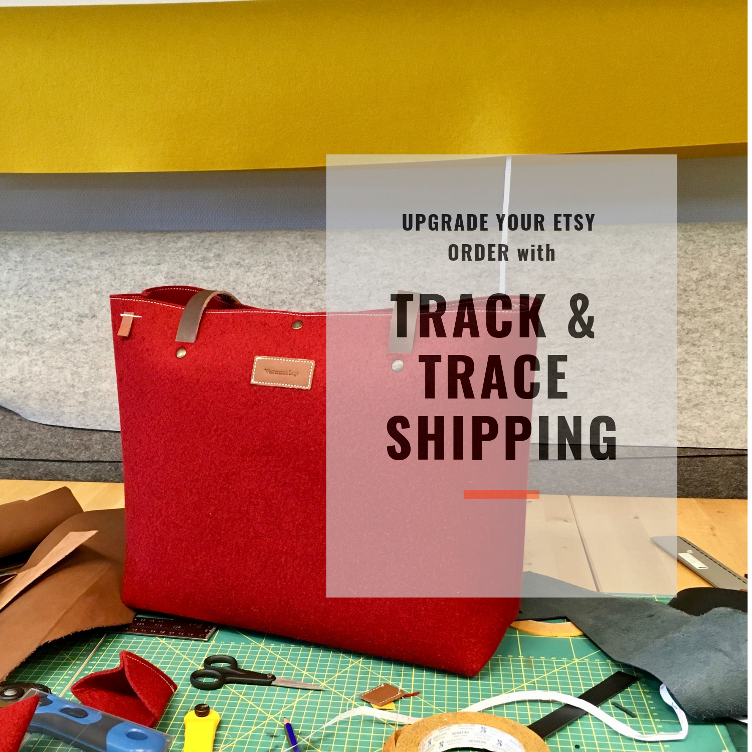Track and Trace shipping upgrade - Westerman Bags vilten tassen en hoezen. Dutch Design.