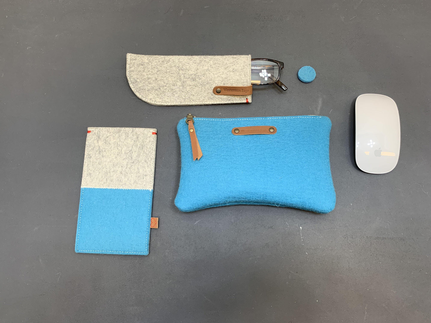 Felt pencil case, vilten etui