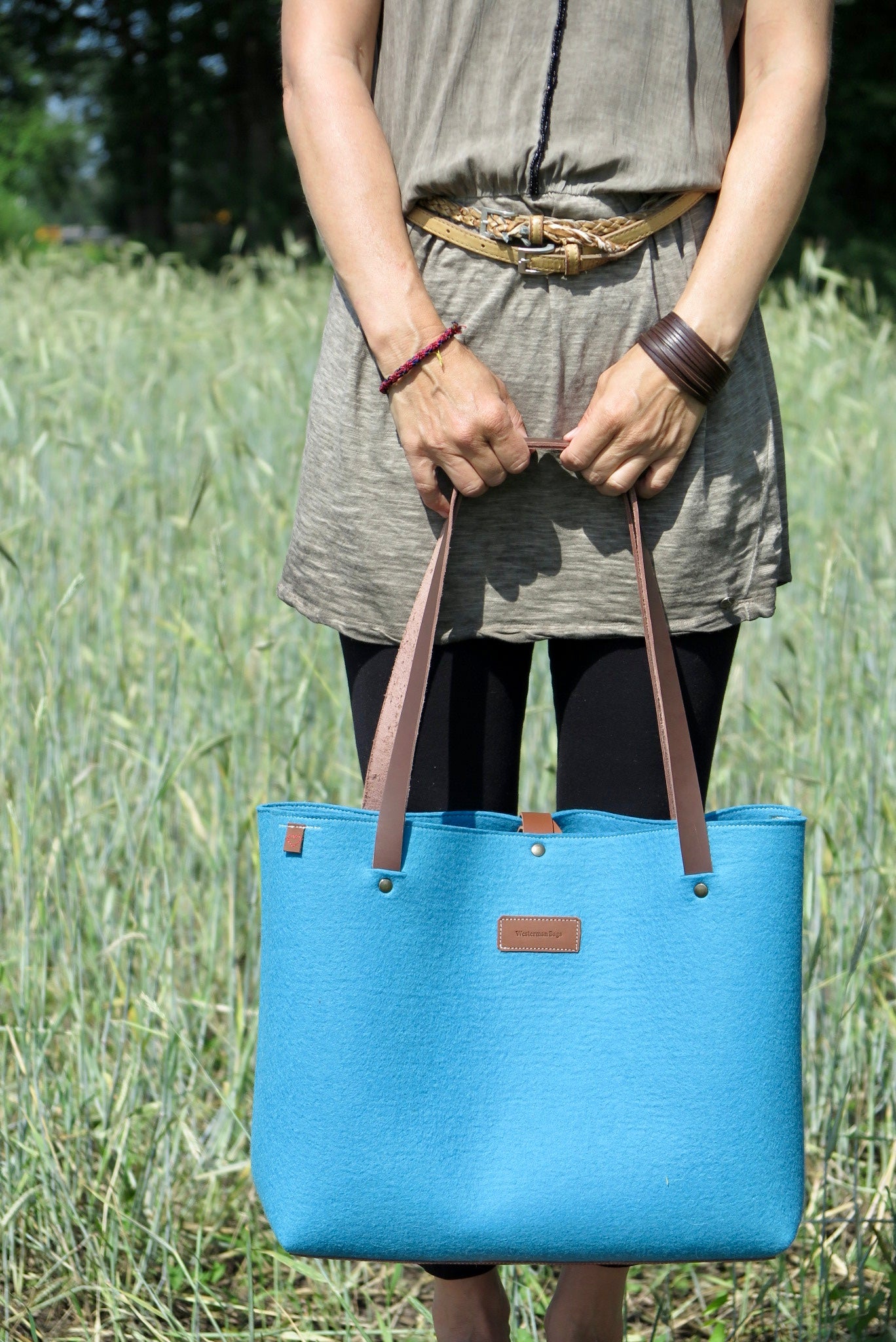 VILTEN TAS extra groot blauw zerowaste