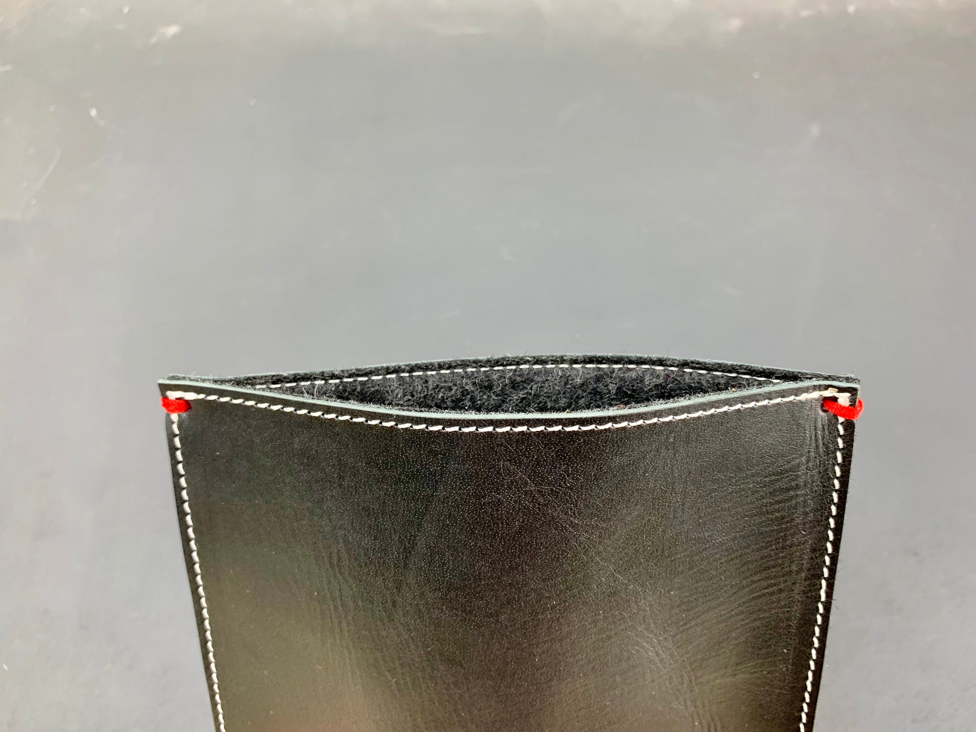 Black leather kobo ereader sleeve case 