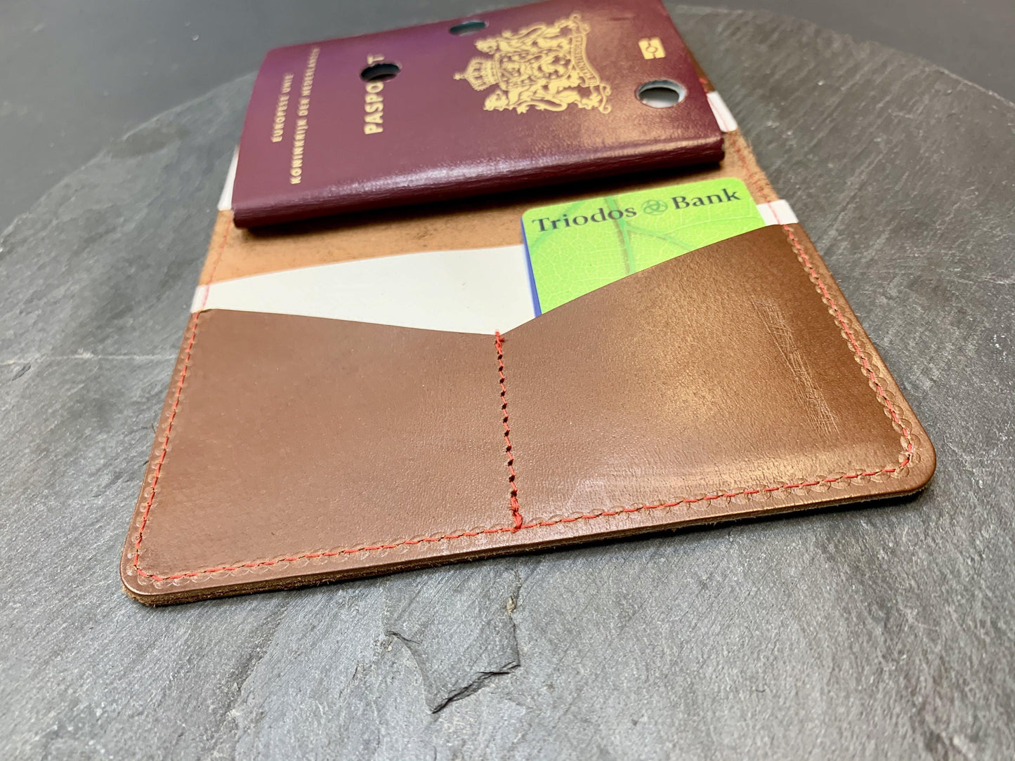 Duurzaam leer paspoorthouder van westermanbags