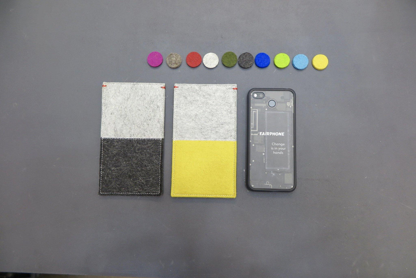 Fairphone 3 case wool felt ecocase