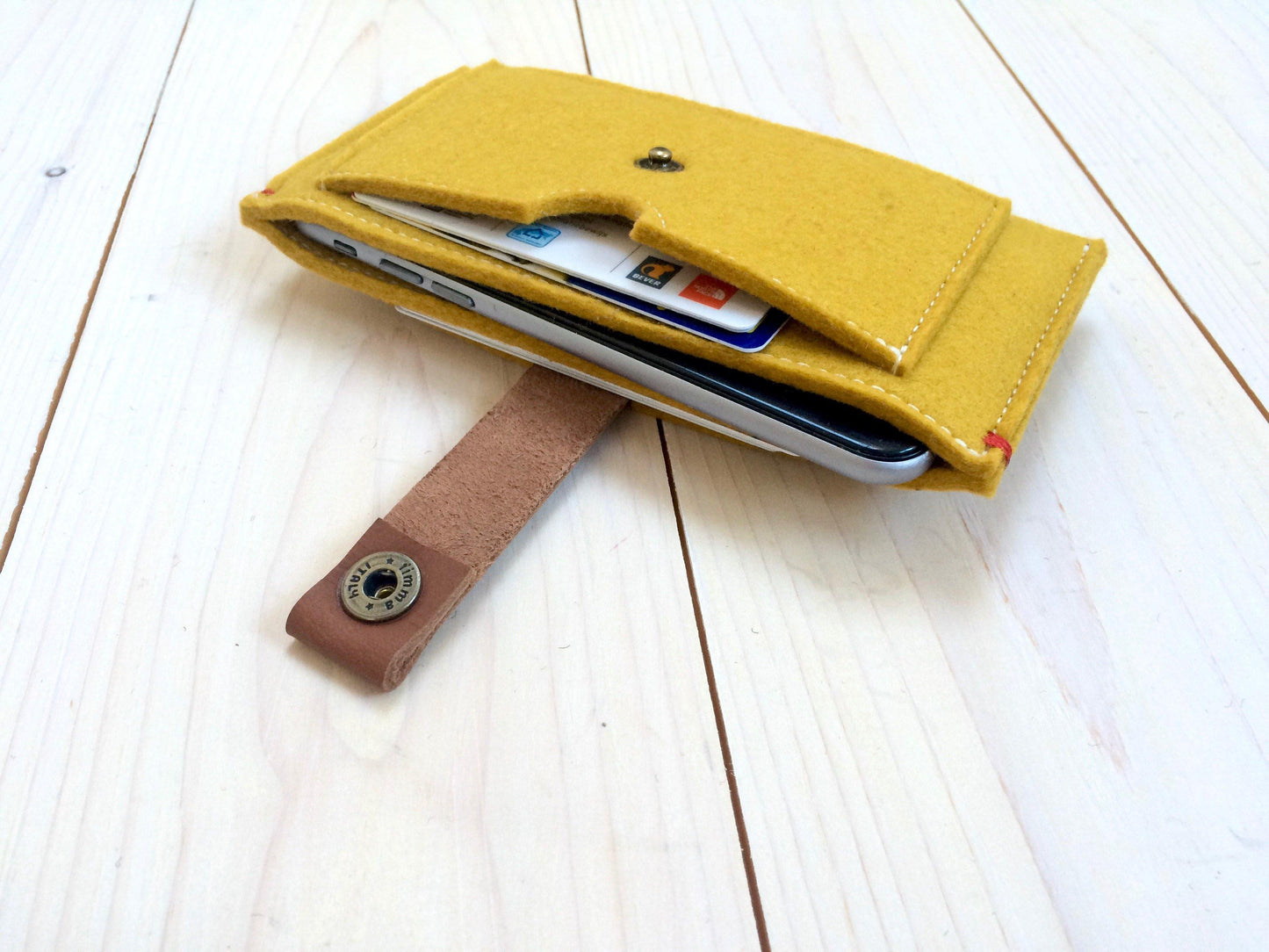 Fairphone vilten wallet - felt wallet - Westerman Bags vilten tassen en hoezen. Dutch Design.