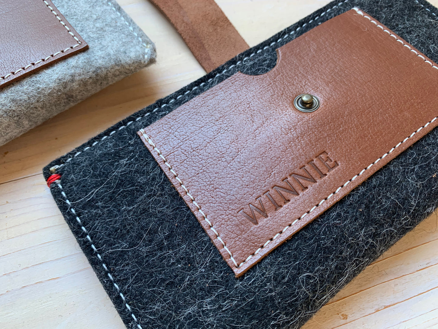 iPhone 12 wallet met naamtekst